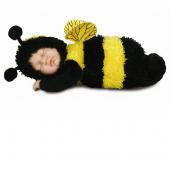 Кукла "Пчелка спящая", 23 см Anne Geddes 579110-ag