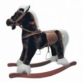 Качалка - МОЯ ЛОШАДКА (коричневая с белой гривой, 64 см) Jolly Ride TL610