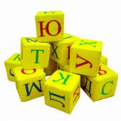 Мягкие кубики "Украинский алфавит" 12 шт. 720201  Розумна іграшка
