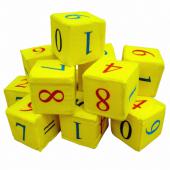 Мягкие кубики "Математика" 12 шт. 720378  Розумна іграшка