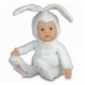  Кукла - зайчик, 23 см, с открытыми глазками, белый 579407-ag