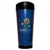 Термо-кружка пластиковая Евро-2012 "Україна" (блакитний) EURO-2012