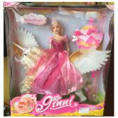 Подарочный набор "Кукла Джинни и волшебный Единорог с крыльями"  лошадка, пегас
