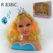 Голова куклы Barbie с аксессуарами для создания причесок (муз., свет) r838ic