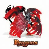 Яйцо черного дракона Дракон Vipenroar Dragons ТМ Mega Bloks 9471